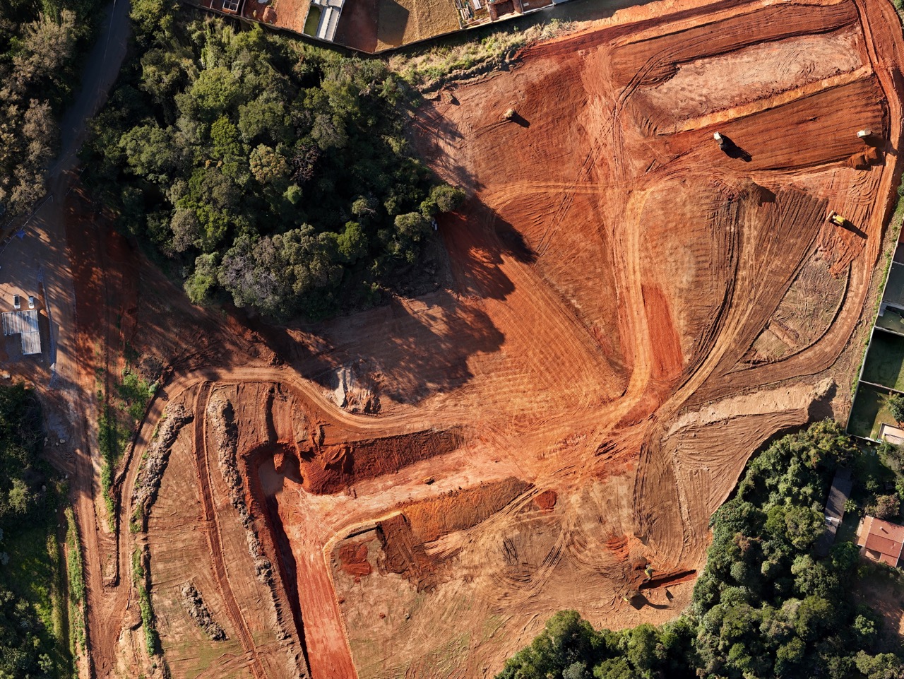 Drone construction site